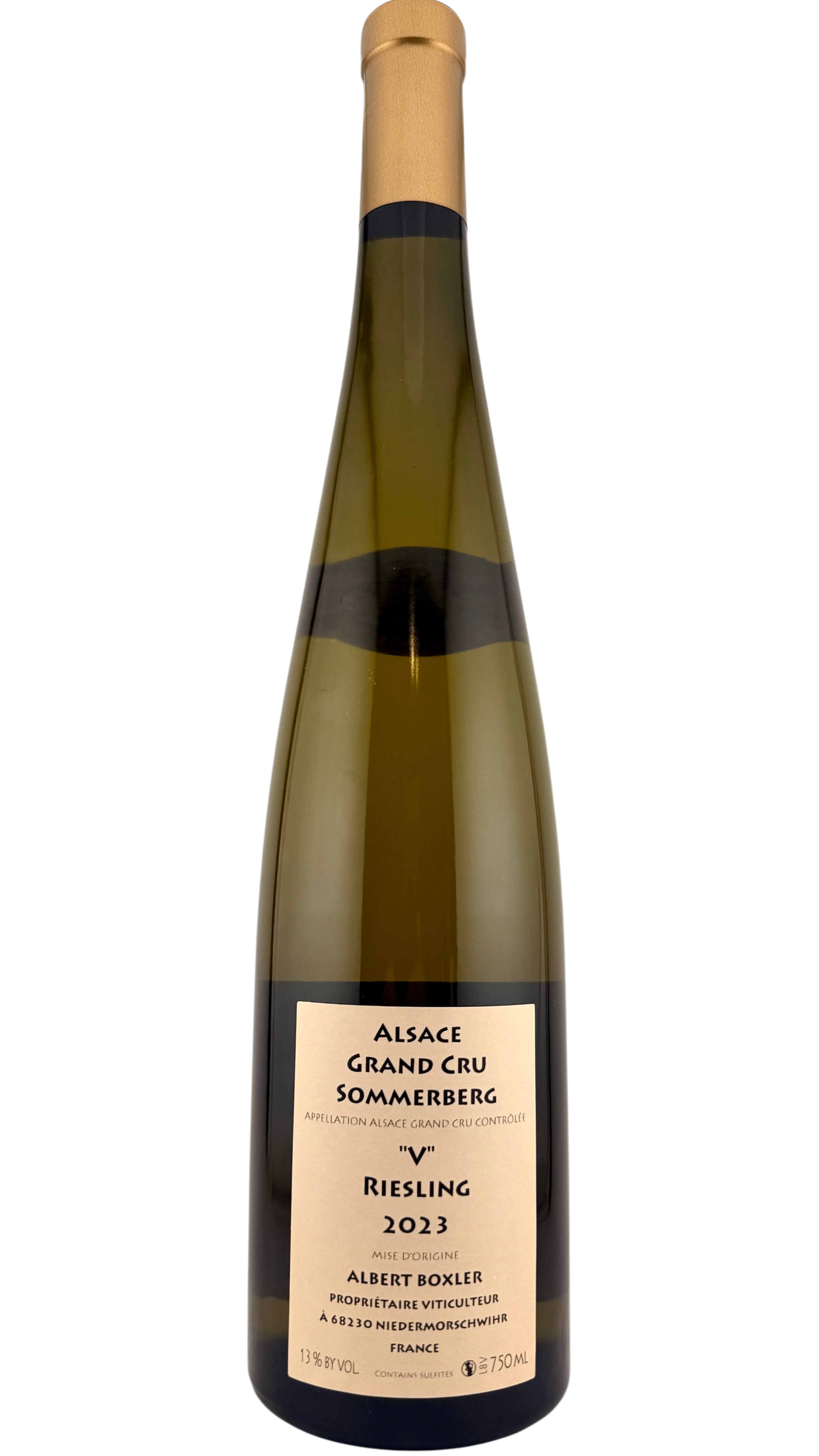 Alsace Riesling Grand cru Sommerberg Vanne Albert Boxler