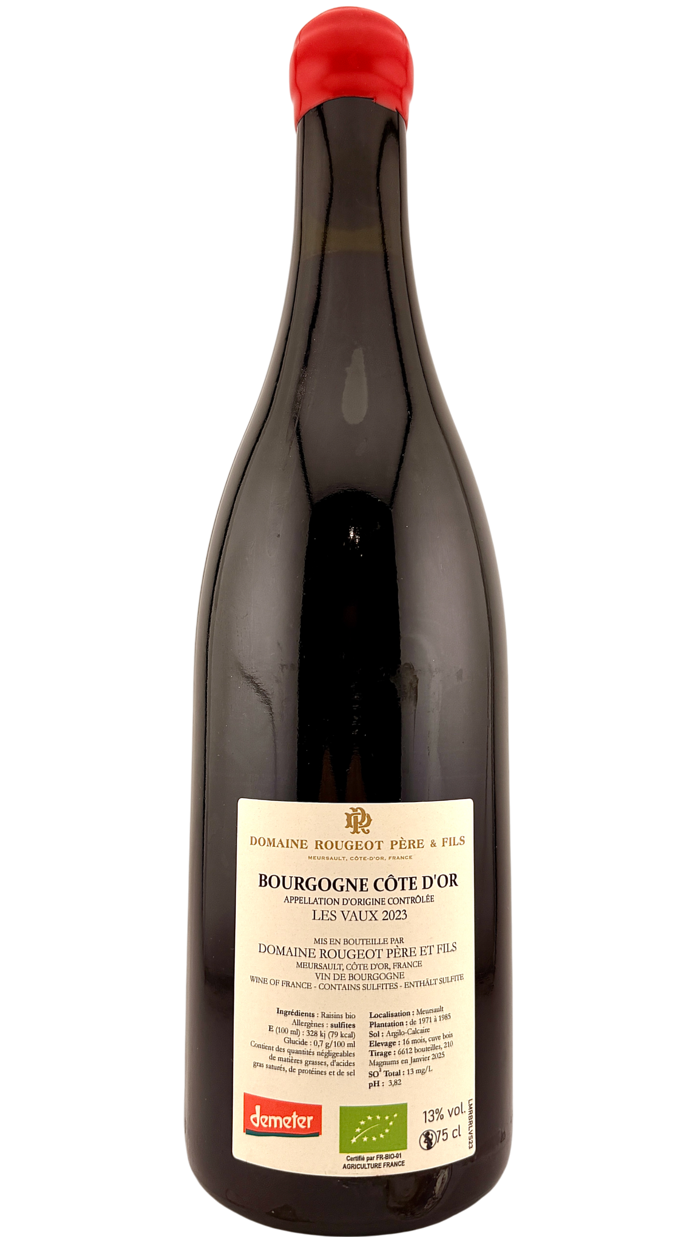 Bourgogne côte d'or Les Vaux Domaine Rougeot