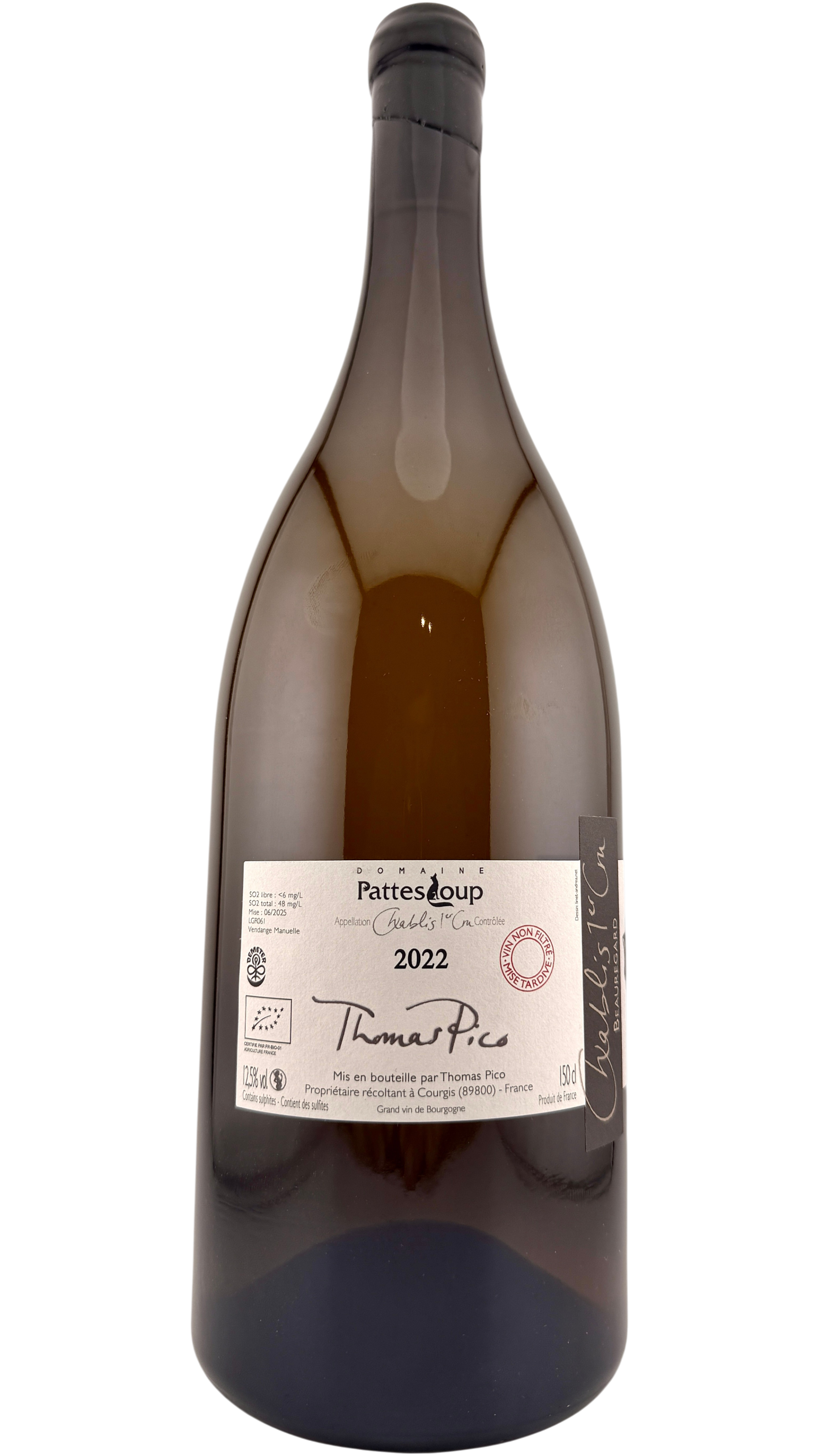 Chablis 1er cru "Beauregard mise tardive" MAGNUM