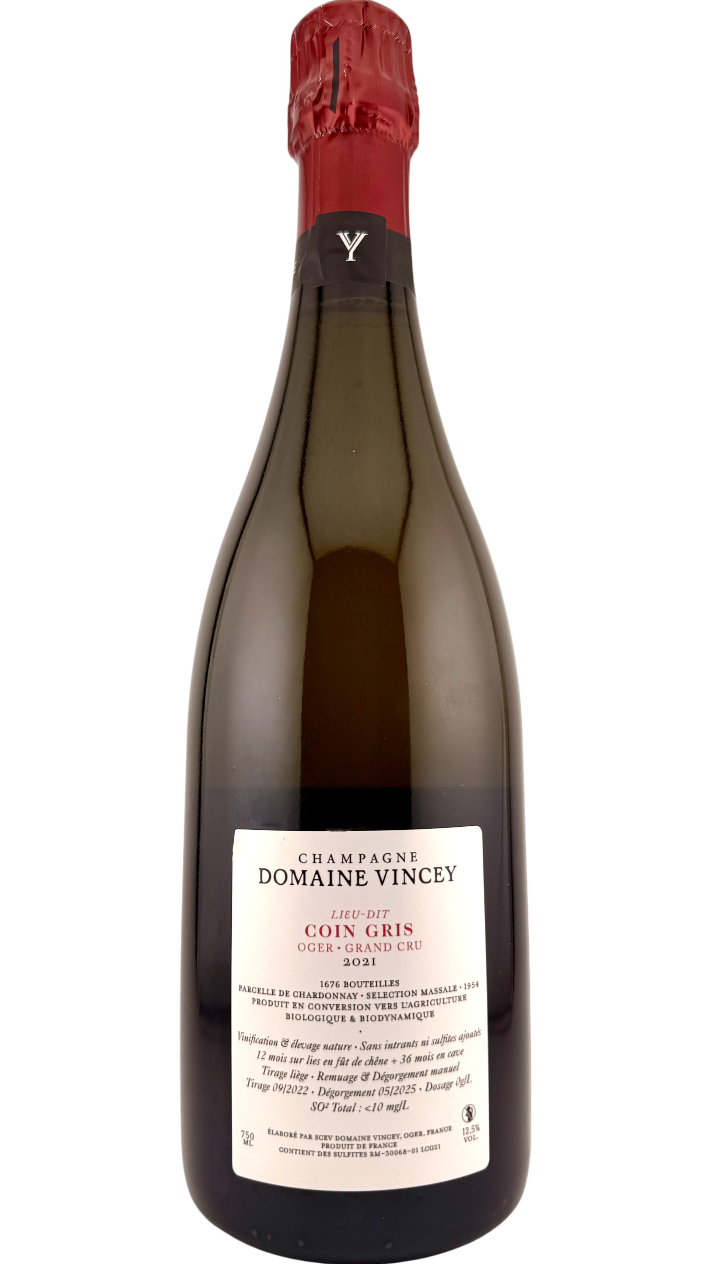 Champagne Coin gris Domaine Vincey