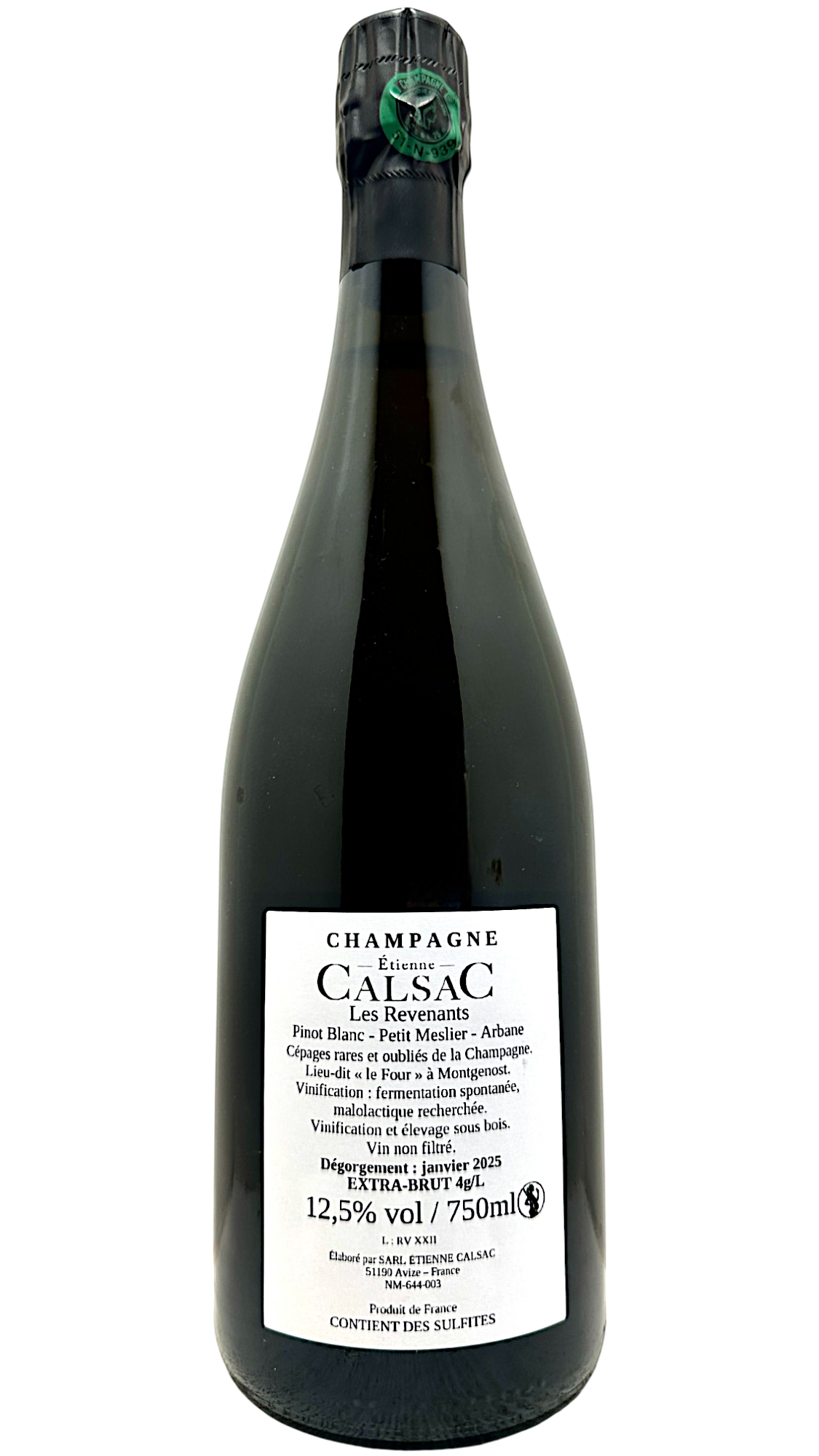 Champagne Les Revenants Etienne Calsac