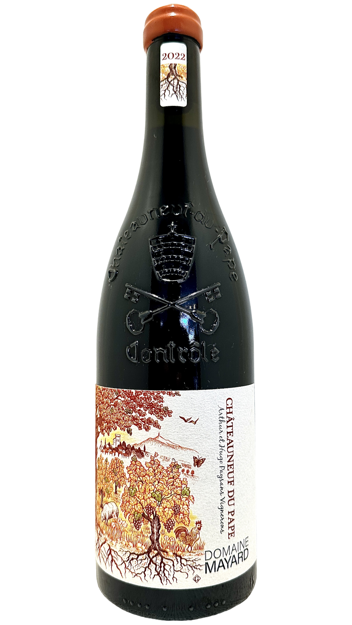 Châteauneuf du pape Domaine Mayard vin de la vallée du rhône méridionale rhône valley wine red wine vin rouge arthur et hugo mayard bio biodynamie biodynamic organic natural