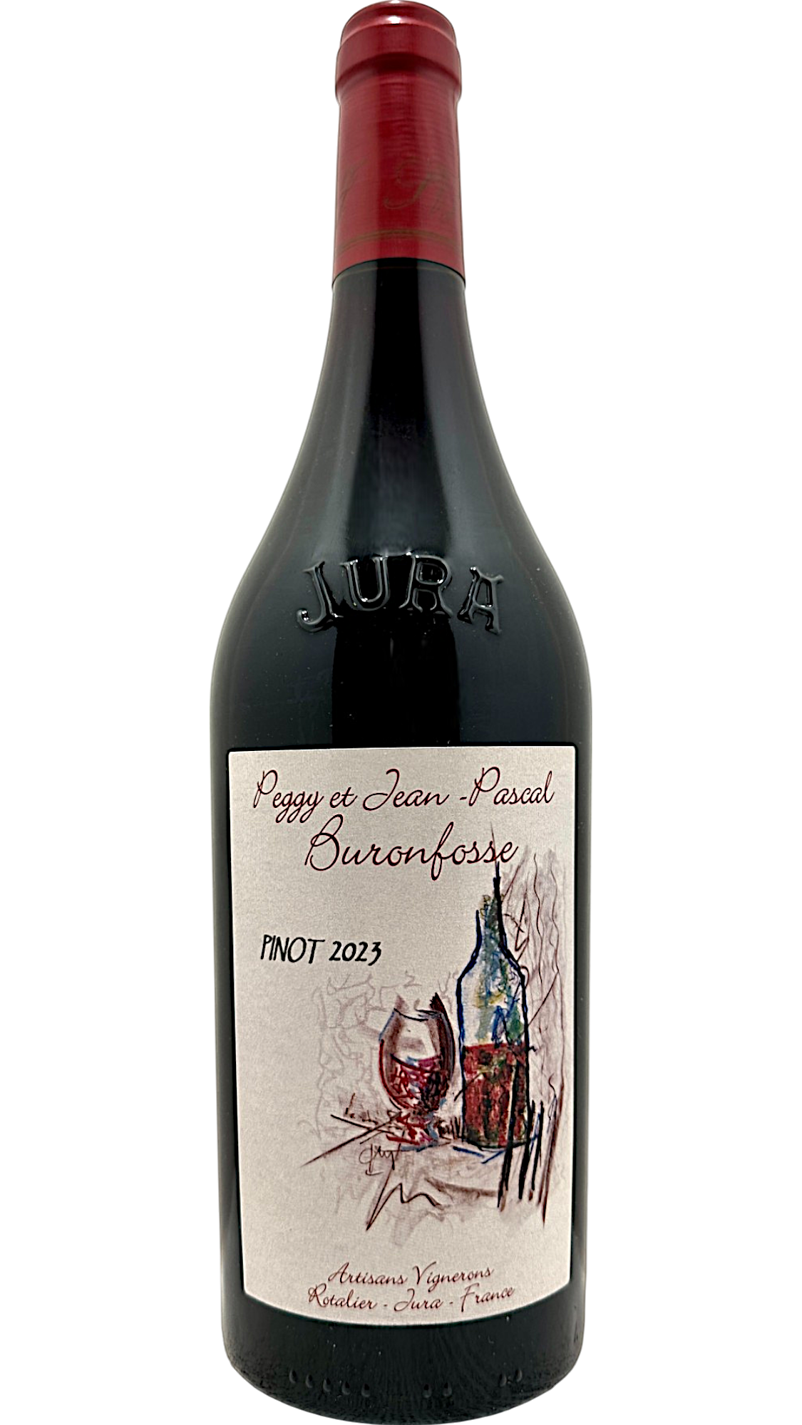 Côtes du jura _Pinot noir_ Peggy et jean pascal Buronfosse vin du jura jura wine organic bio biodynamie natural wine vin naturel jean pascal buronfosse pinot noir red wine vin rouge rotalier