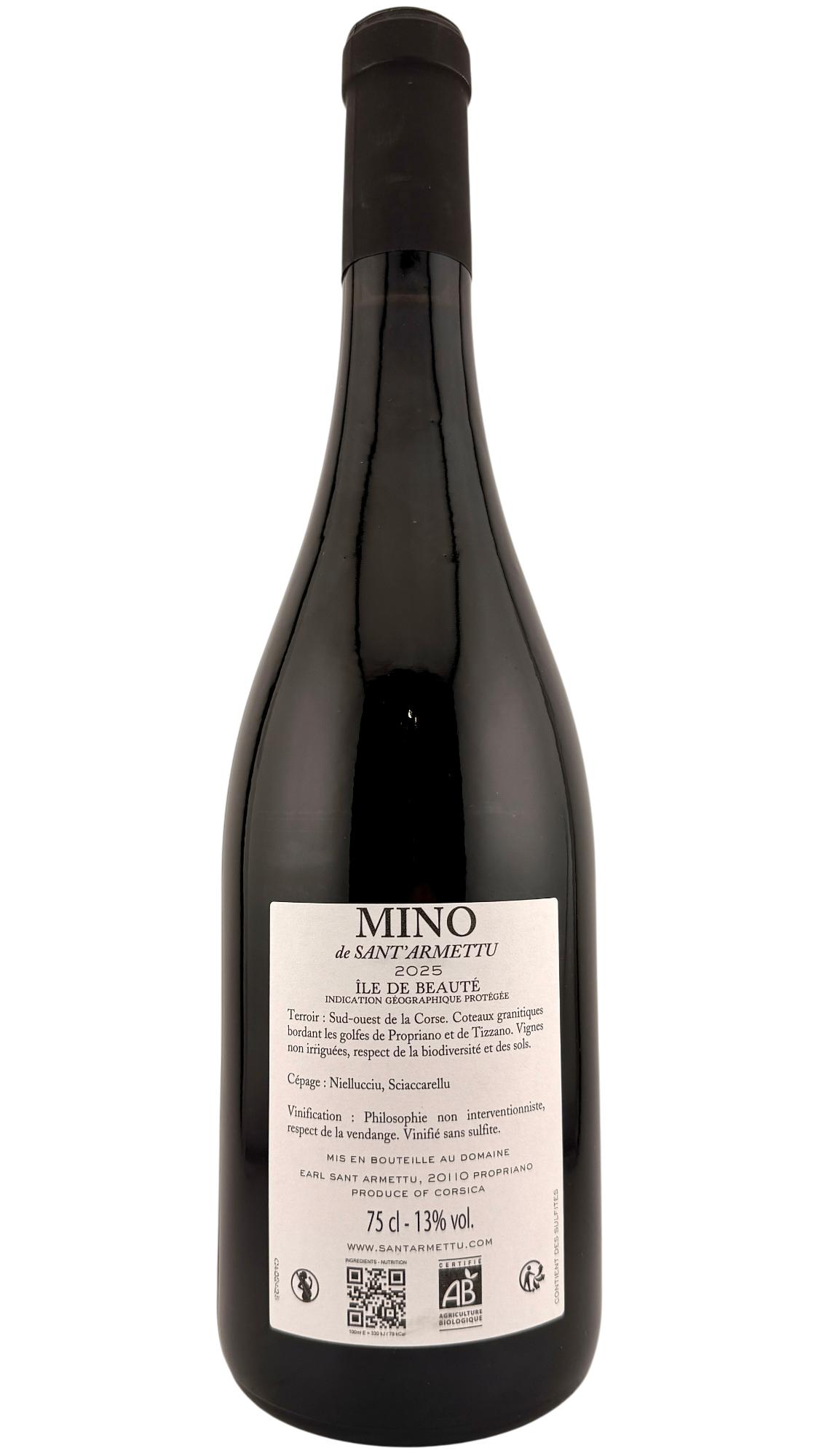 IGP Île de Beauté rouge _Minò_ Sant Armettu