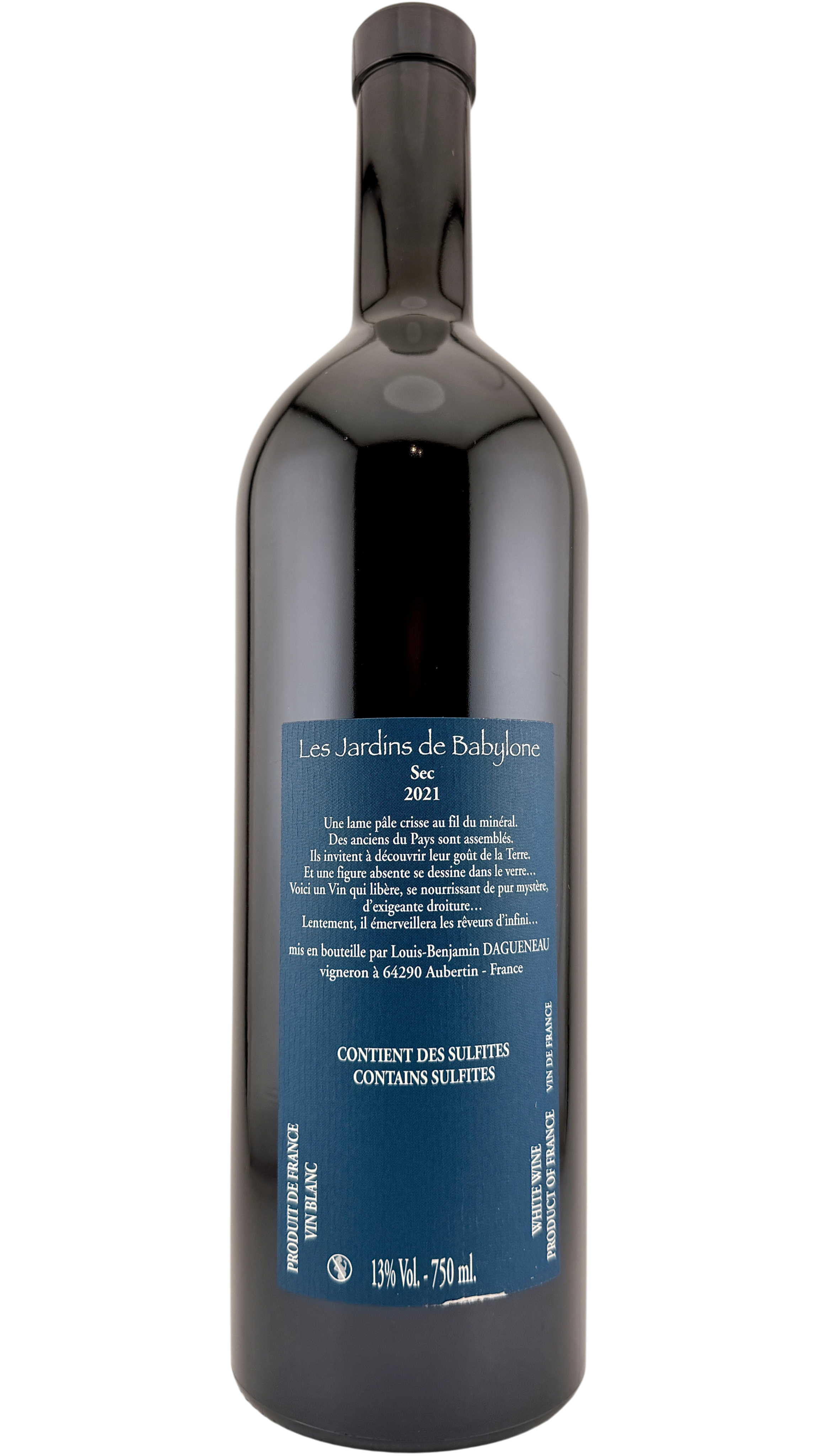 Les Jardin de Babylone Vin de France Louis Benjamin Dagueneau