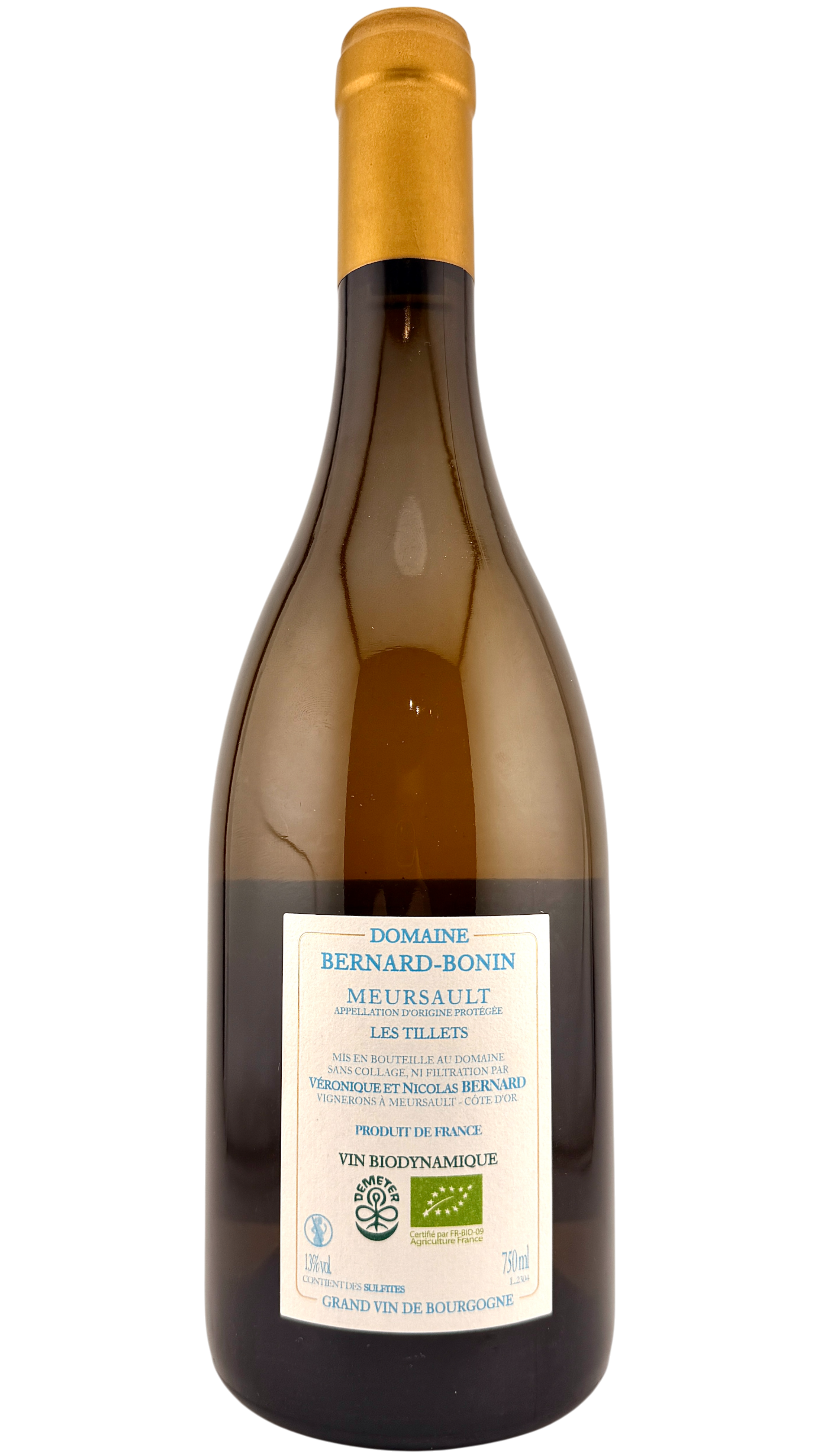 Meursault Les Tillets Bernard Bonin