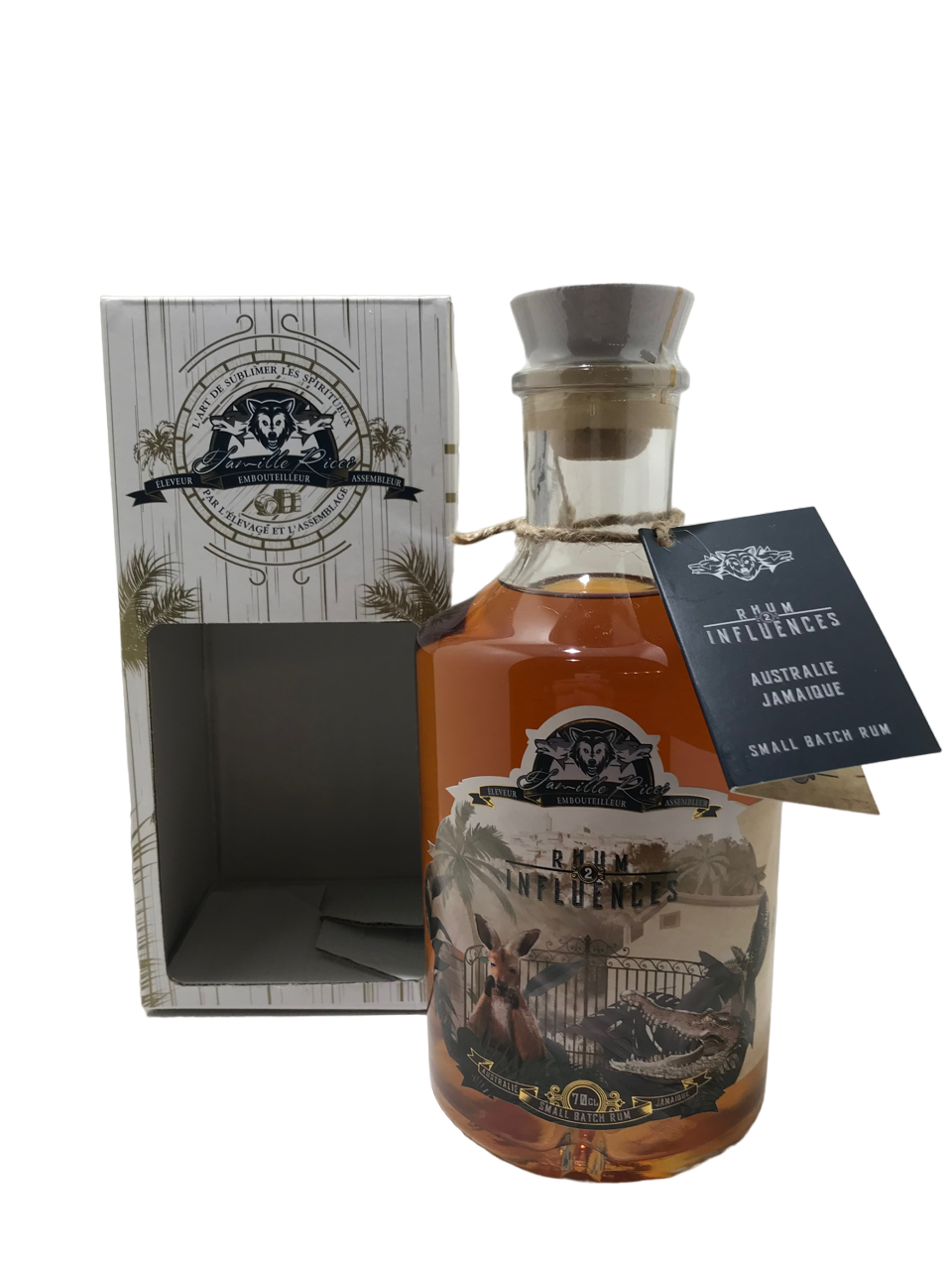 rhum rum spirit spiritueux famille ricci france french rhum influence 2 australie jamaique australia jamaica small batch