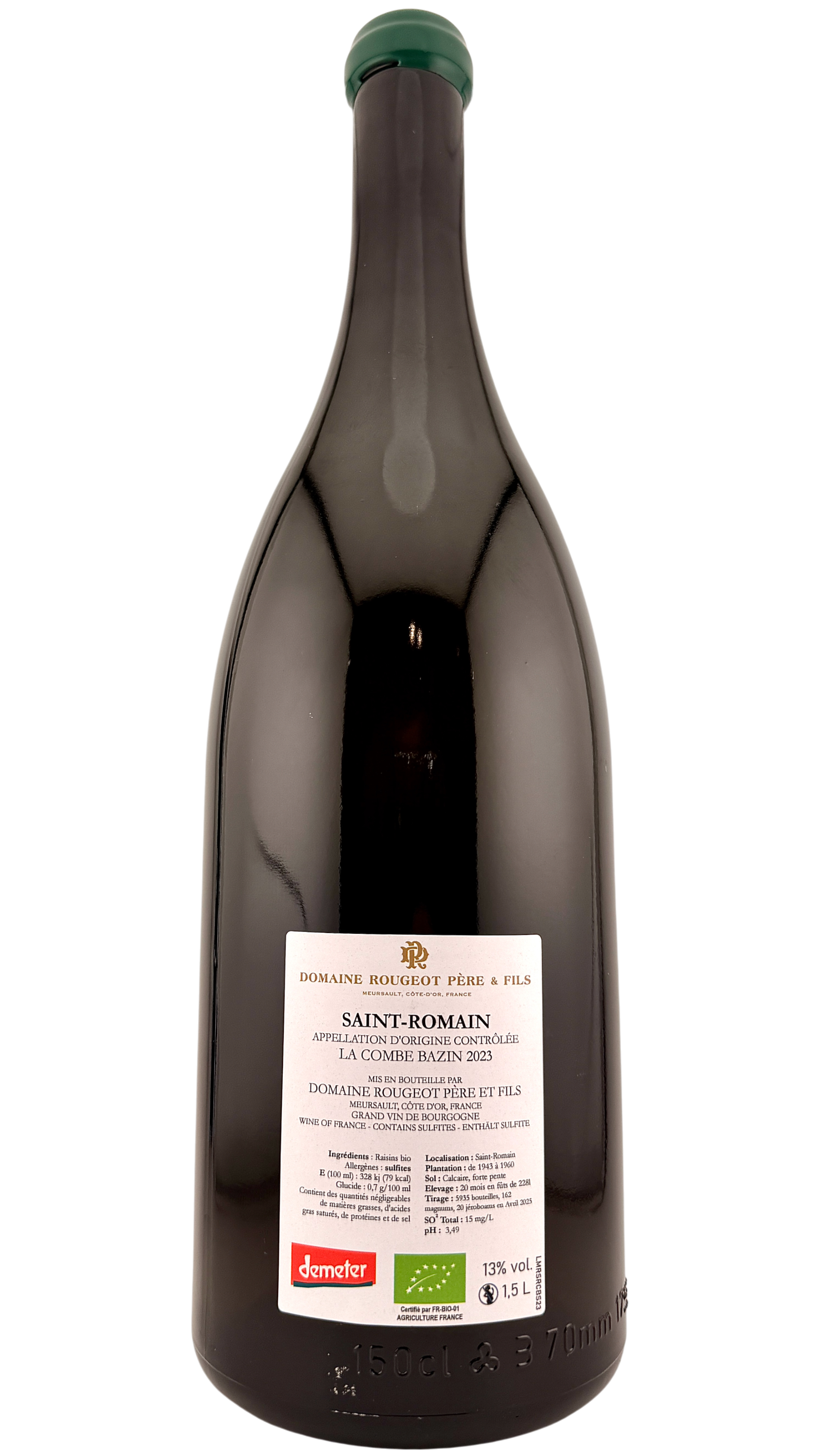 Saint Romain La Combe Bazin Domaine Rougeot