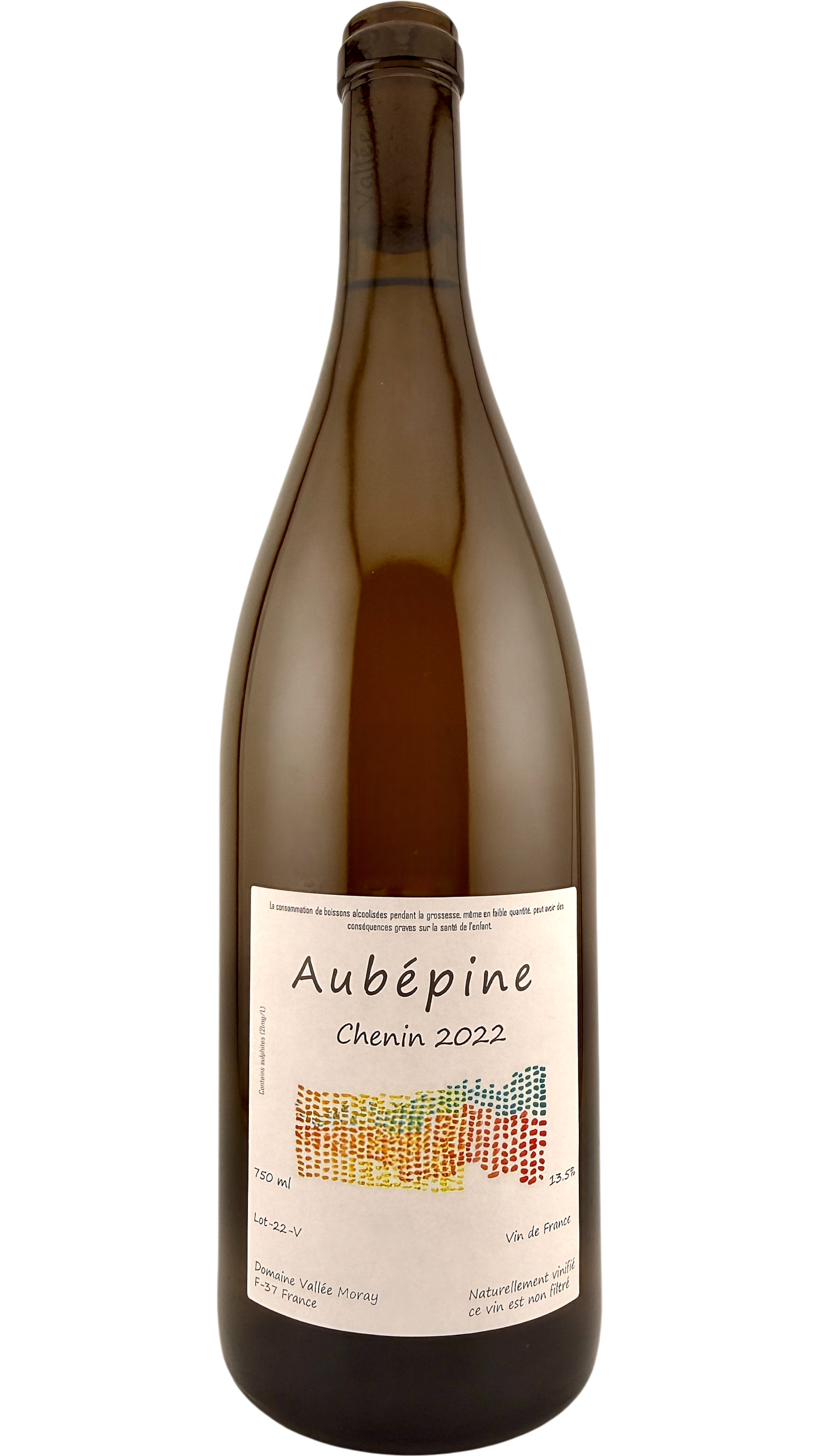 Vin de France Aubépine Domaine Vallée moray vin blanc de la vallée de loire à partir de cépage chenin montlouis-sur-loire white wine from loire valley made of chenin grappe bio biodynamie organic wine natural vin naturel hervé grenier