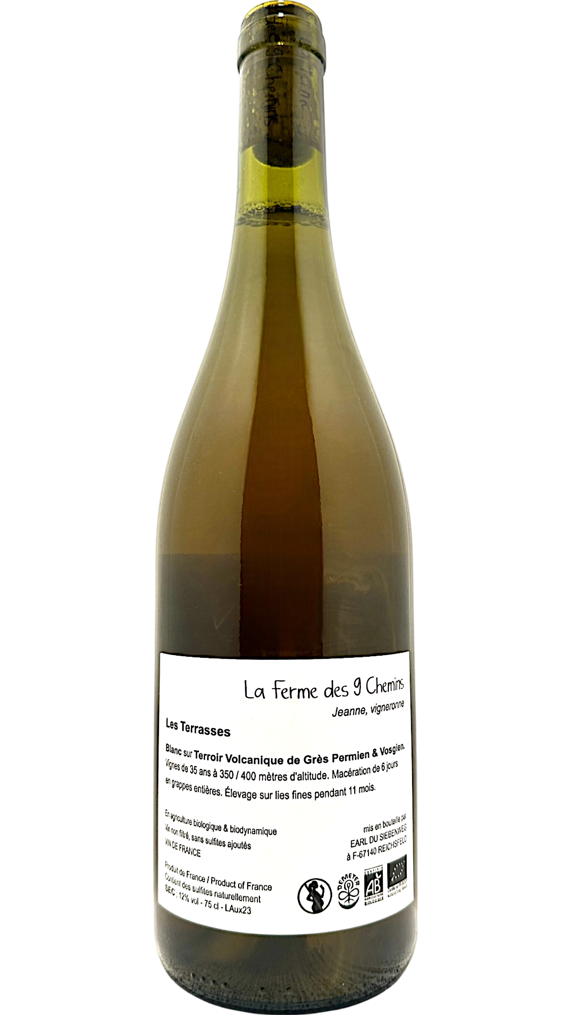 Vin de France "Les terrasses" (maceration)