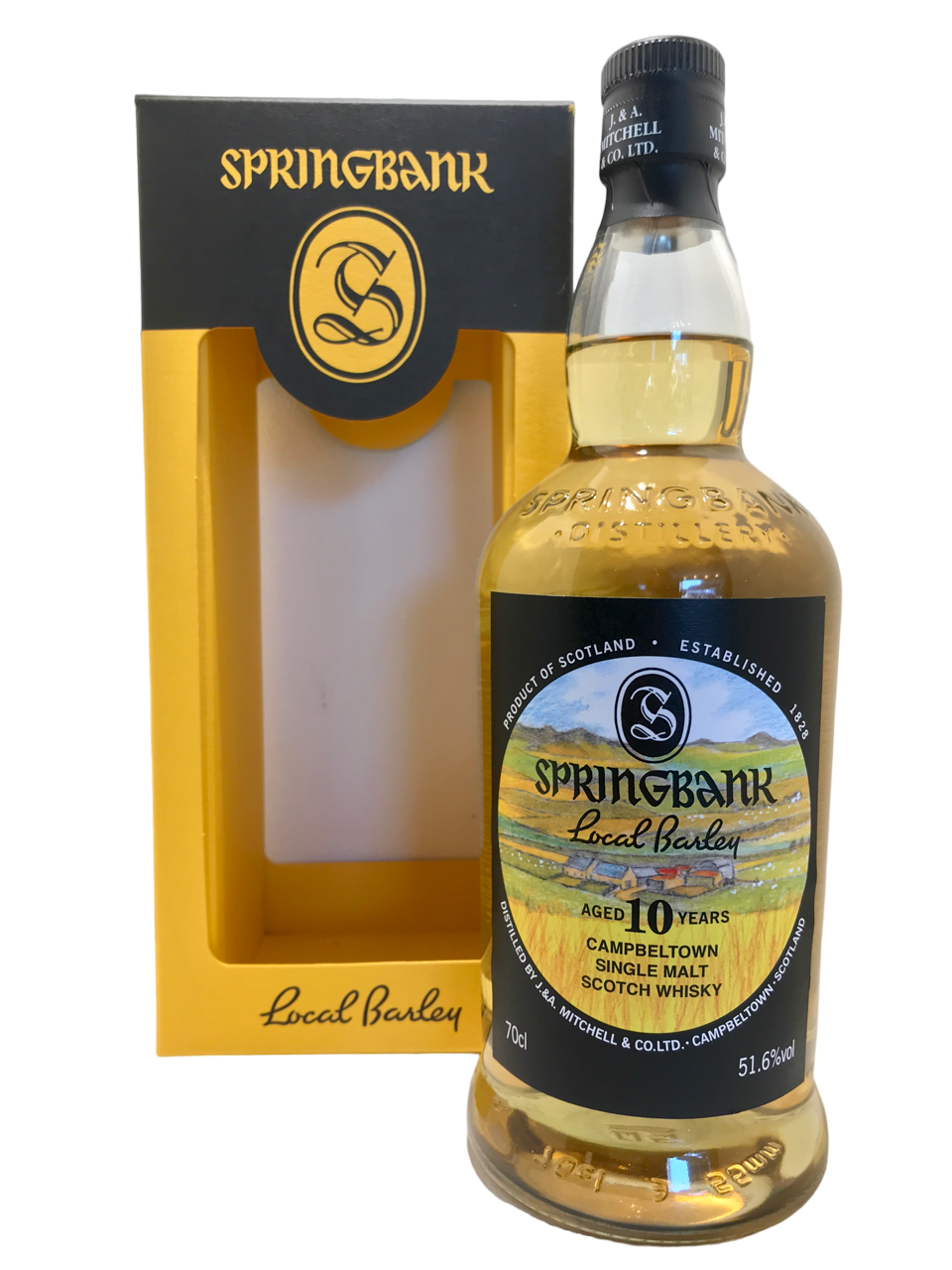 whisky ecosse hazelburn springbank campbeltown tourbé peated single malt scotch whisky local barley 10 years old
