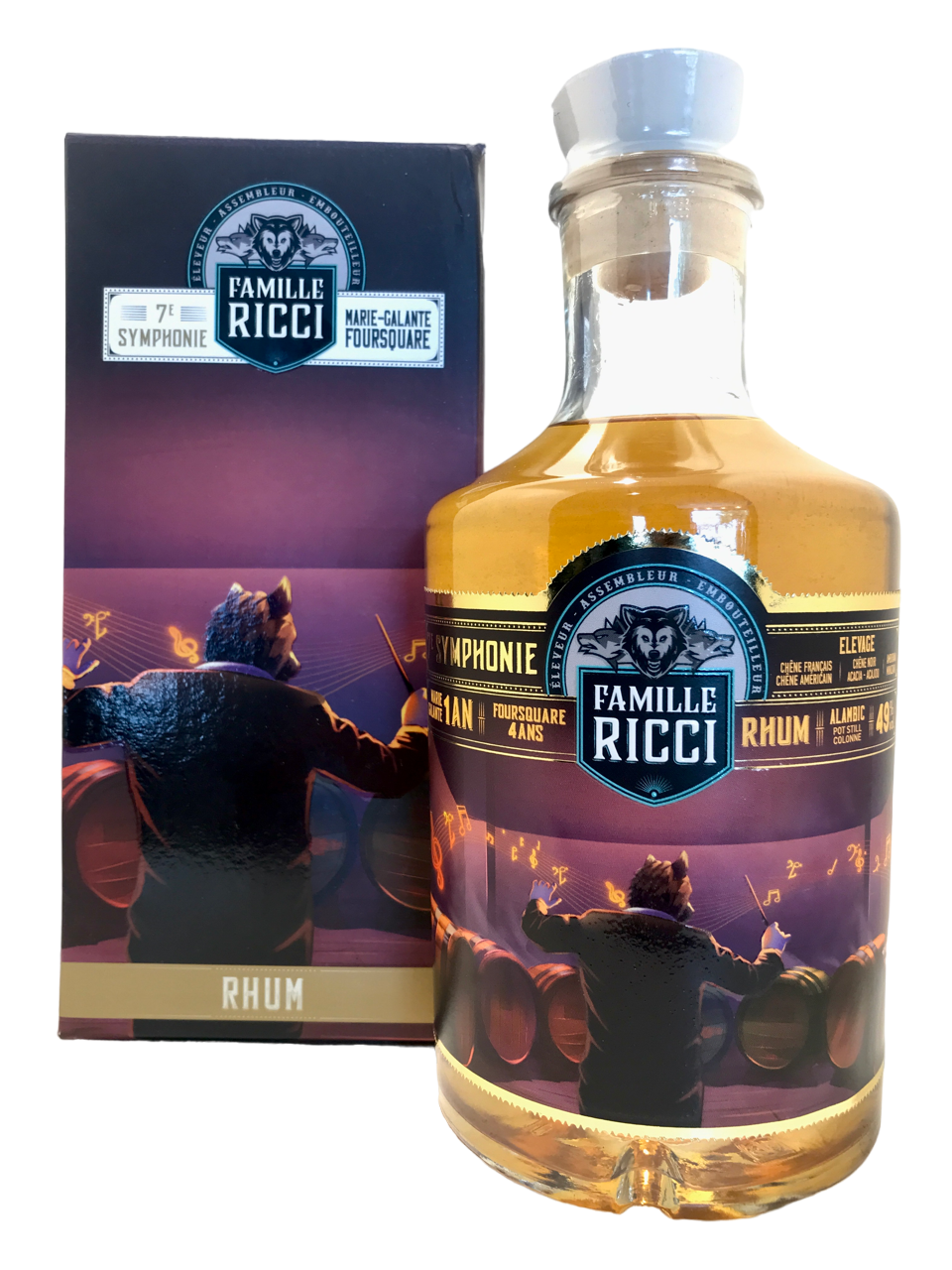 rhum rum spirit spiritueux famille ricci france french 7ème symphonie foursquare 4 years old Bielle marie galante