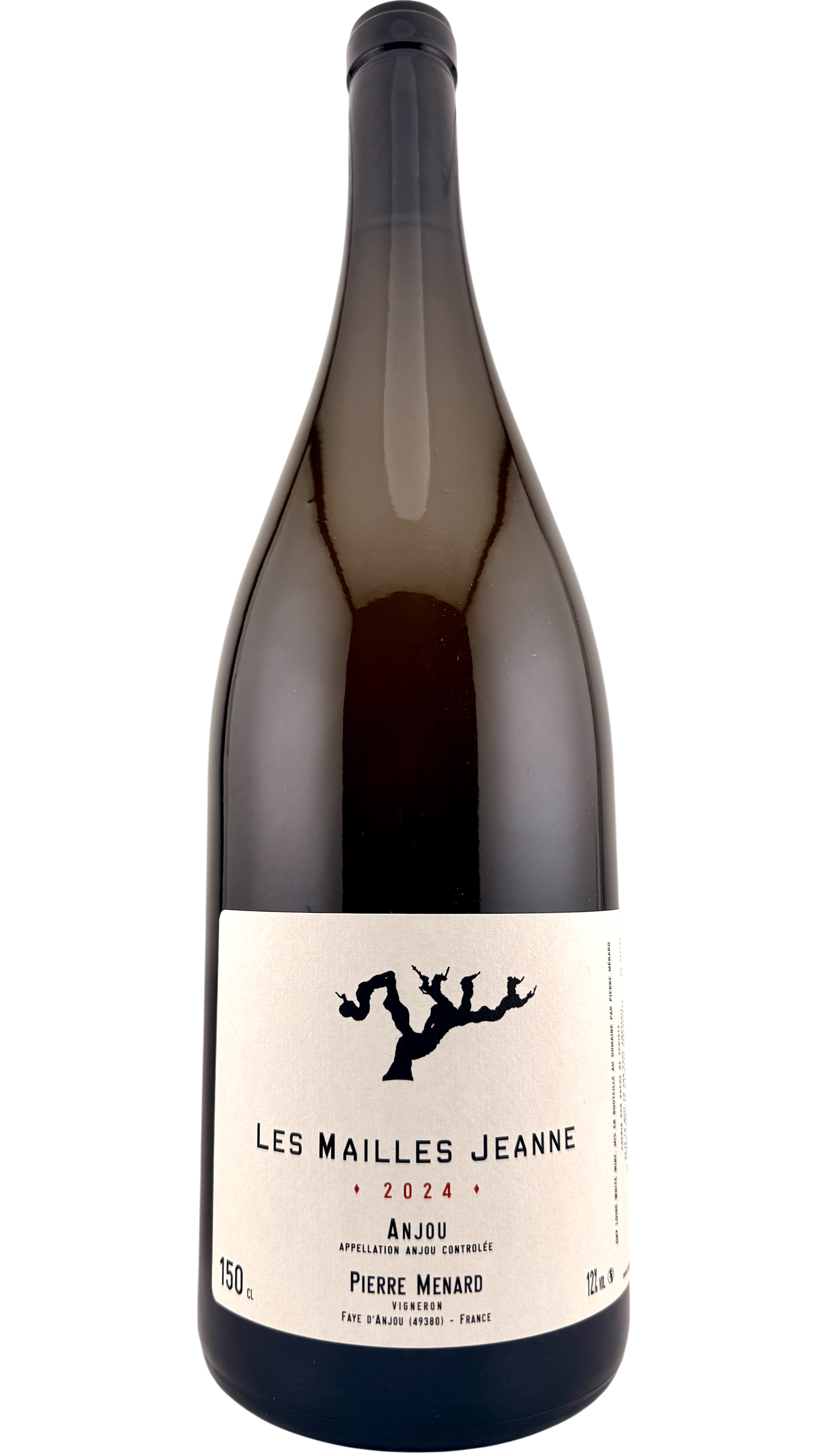 Anjou Les mailles jeanne Domaine Pierre Ménard MAGNUM chenin val de loire loire valley organic wine natural vin naturel bio biodynamie