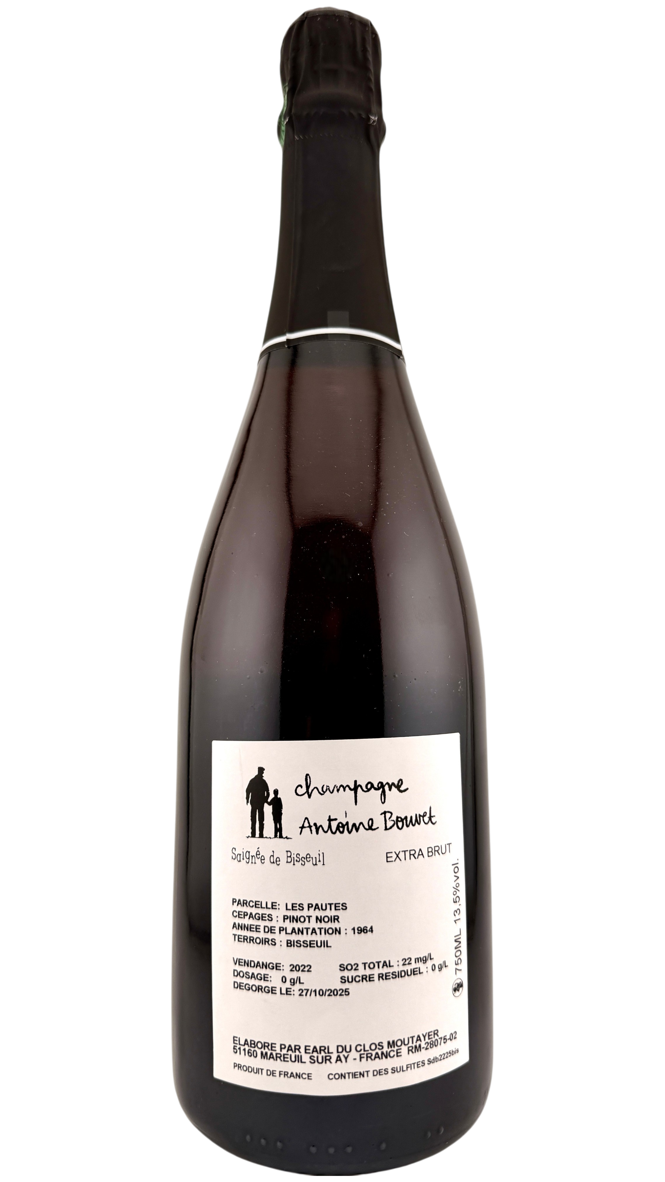 Champagne Saignée de Bisseuil Antoine Bouvet