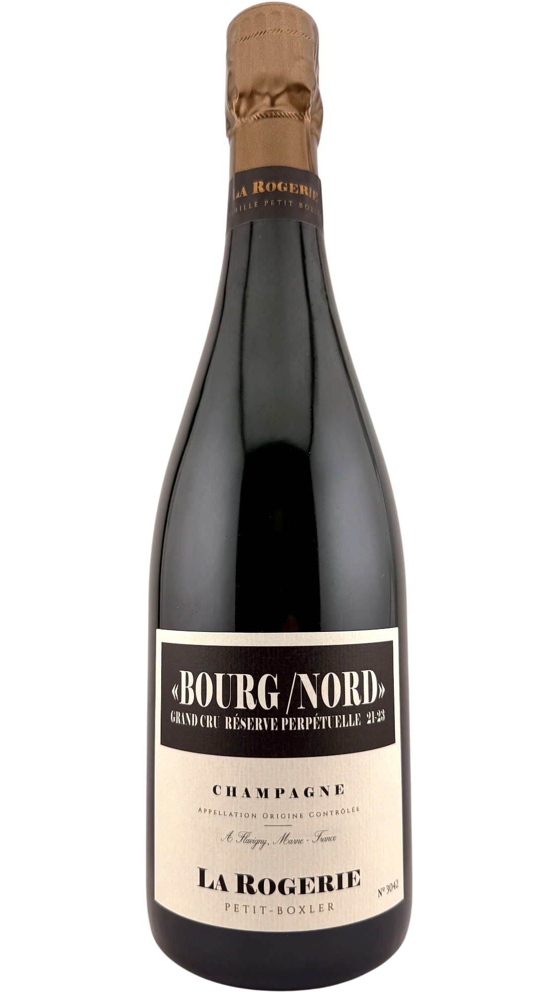 Champagne grand cru Avize réserve perpétuelle "Bourg/nord"