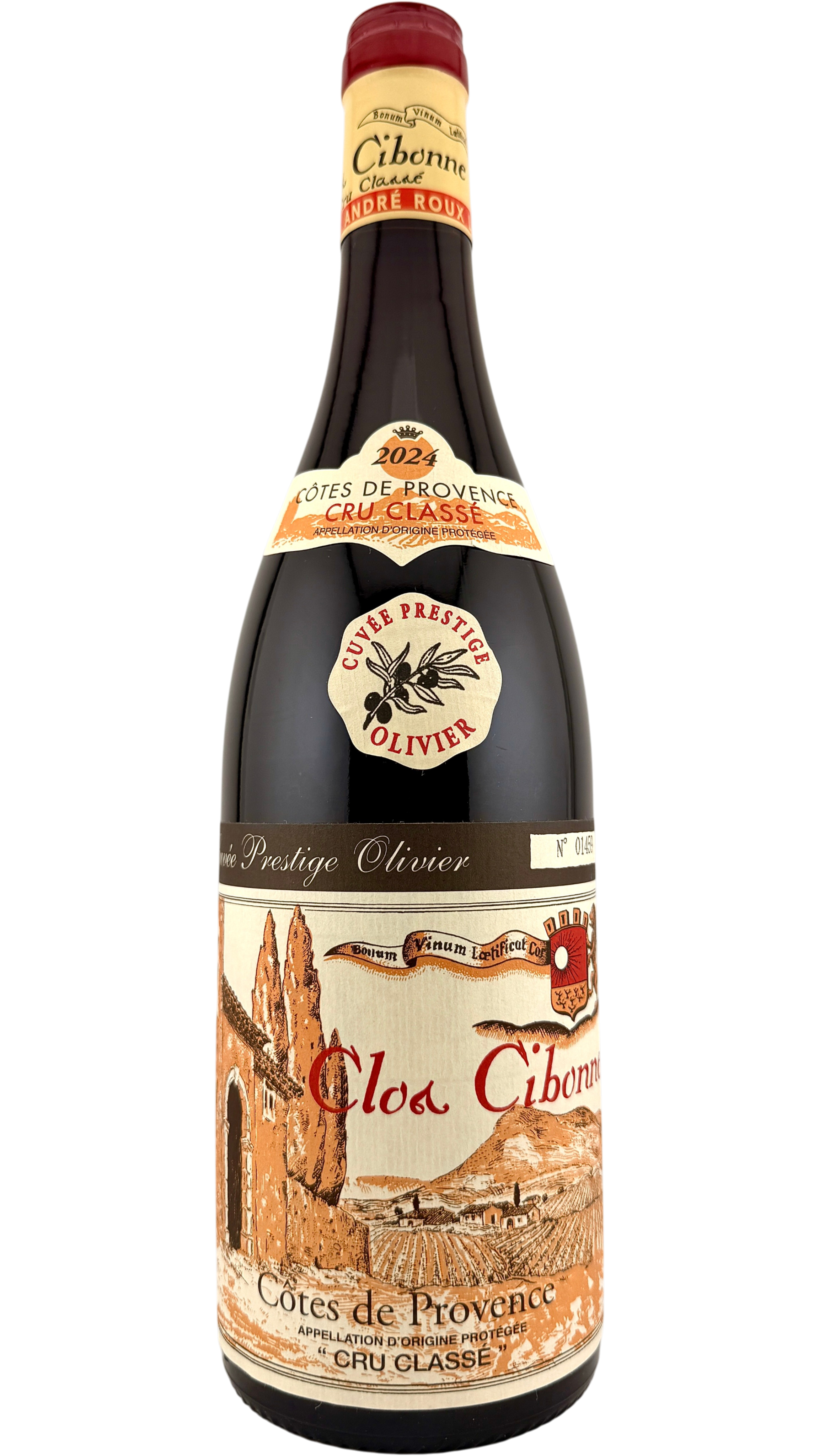 Côtes de Provence _Cuvée prestige Olivier  Clos Cibonne