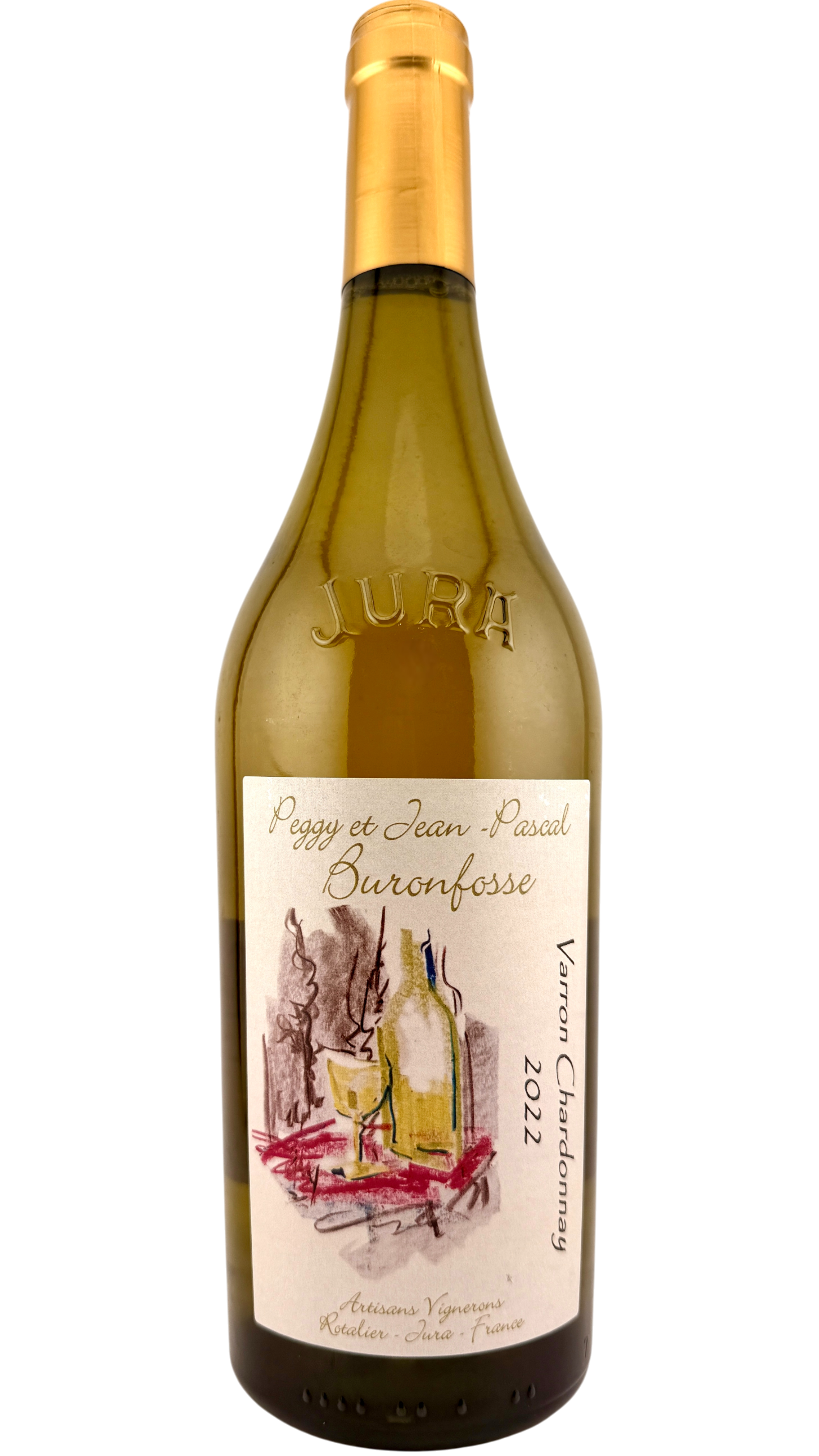 Côtes du Jura Varron Chardonnay Buronfosse vin du jura jura wine organic bio biodynamie natural wine vin naturel jean pascal buronfosse vin blanc chardonnay rotalier white wine