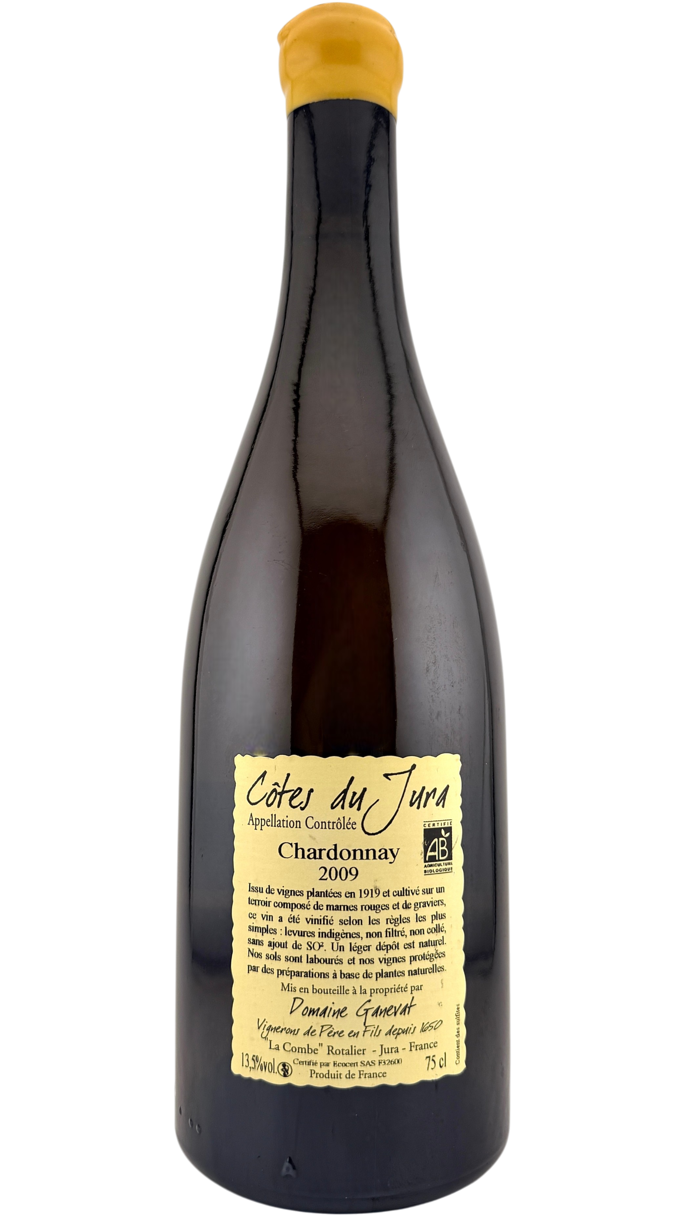Côtes du jura les grandes teppes domaine ganevat