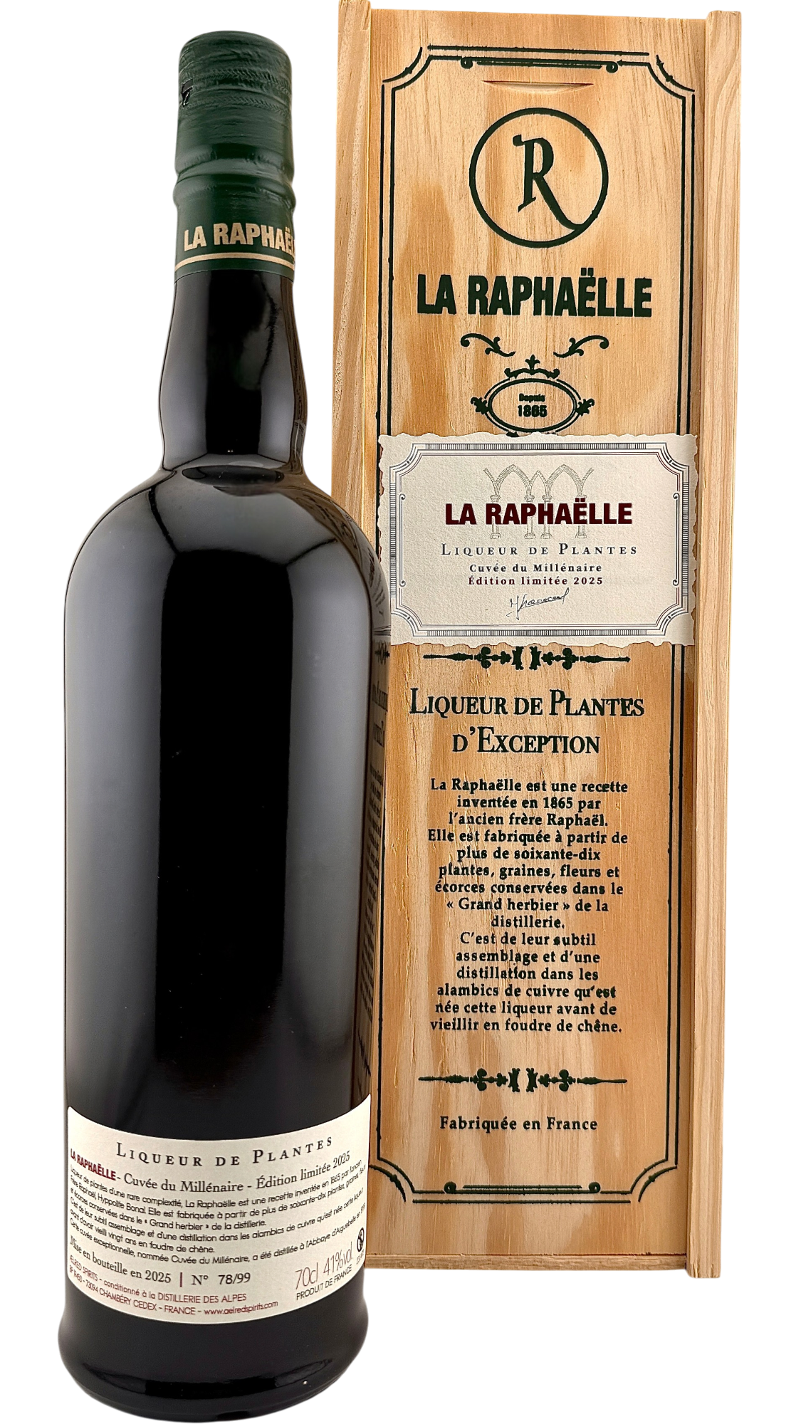 Liqueur "La Raphaëlle, Cuvée du Millénaire"