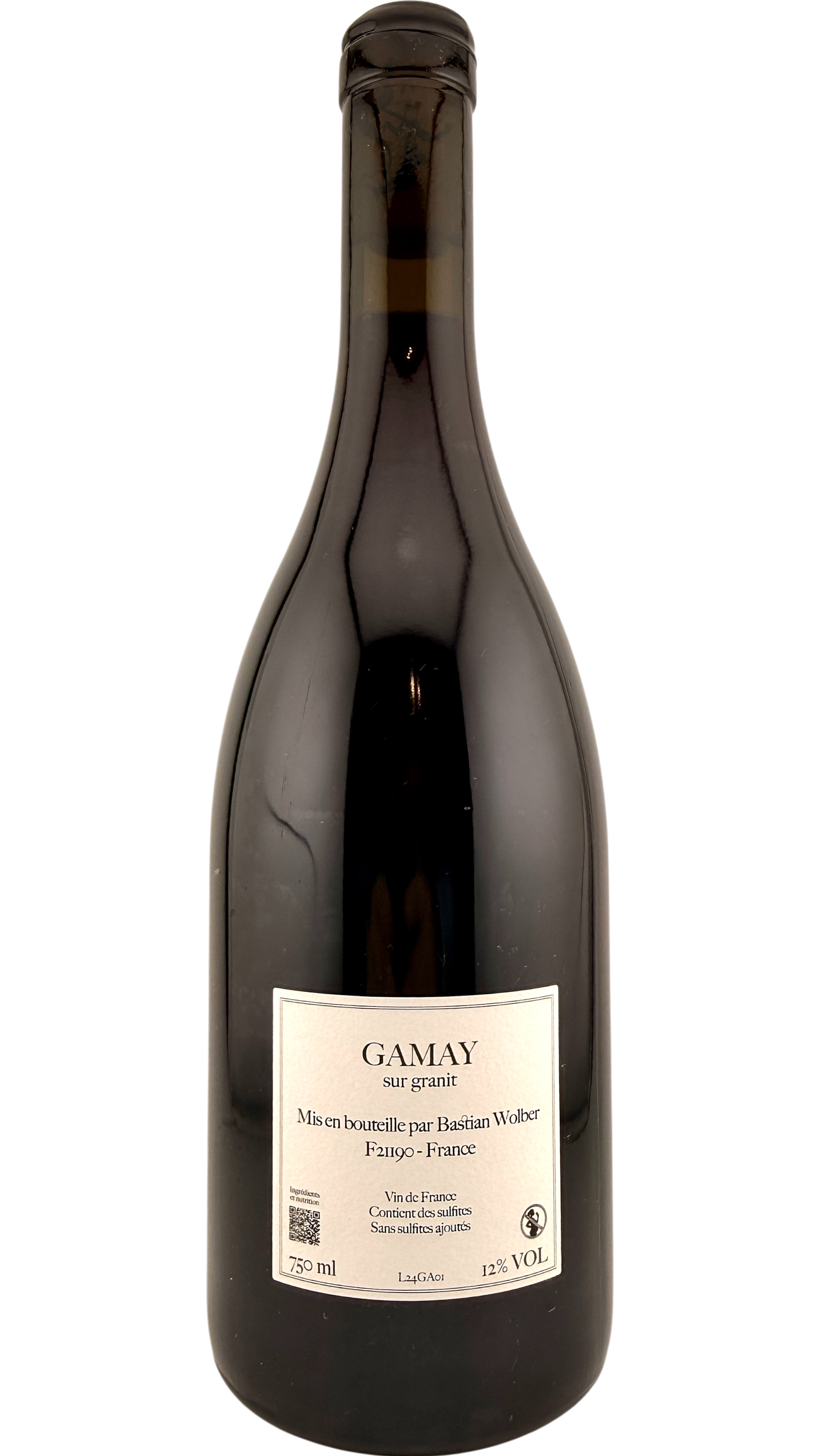 Vin de France Gamay Laisse tomber  Bastian Wolber