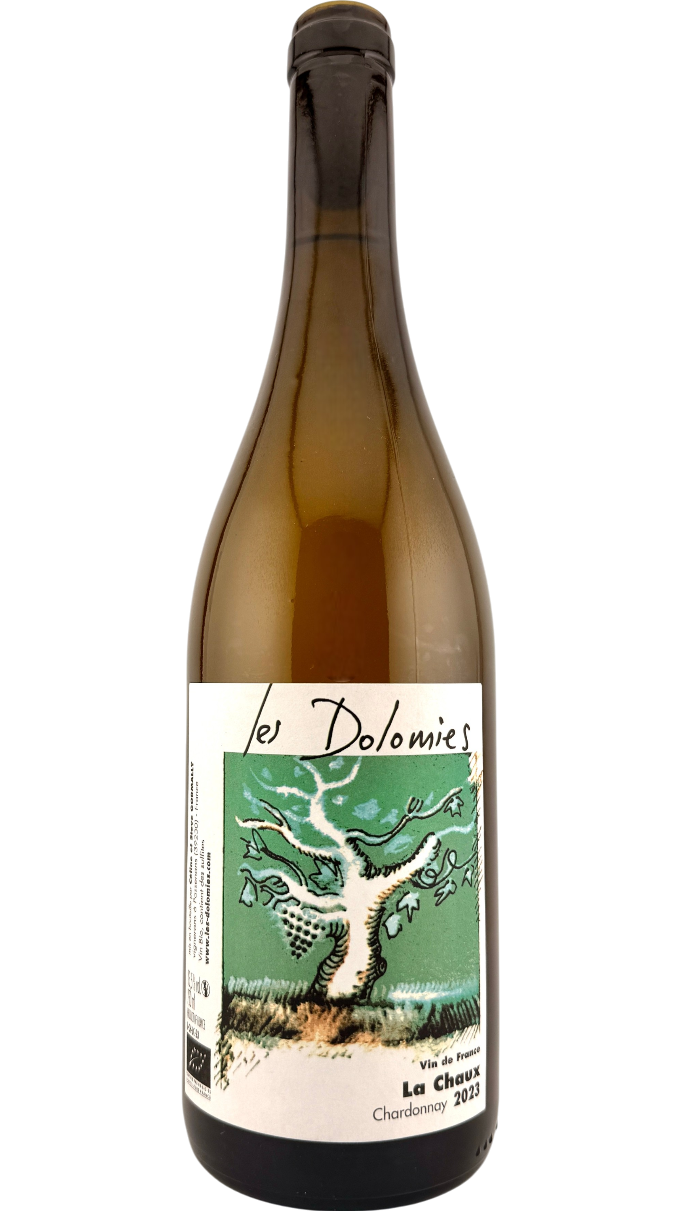 Vin de france chardonnay La Chaux  Les dolomies