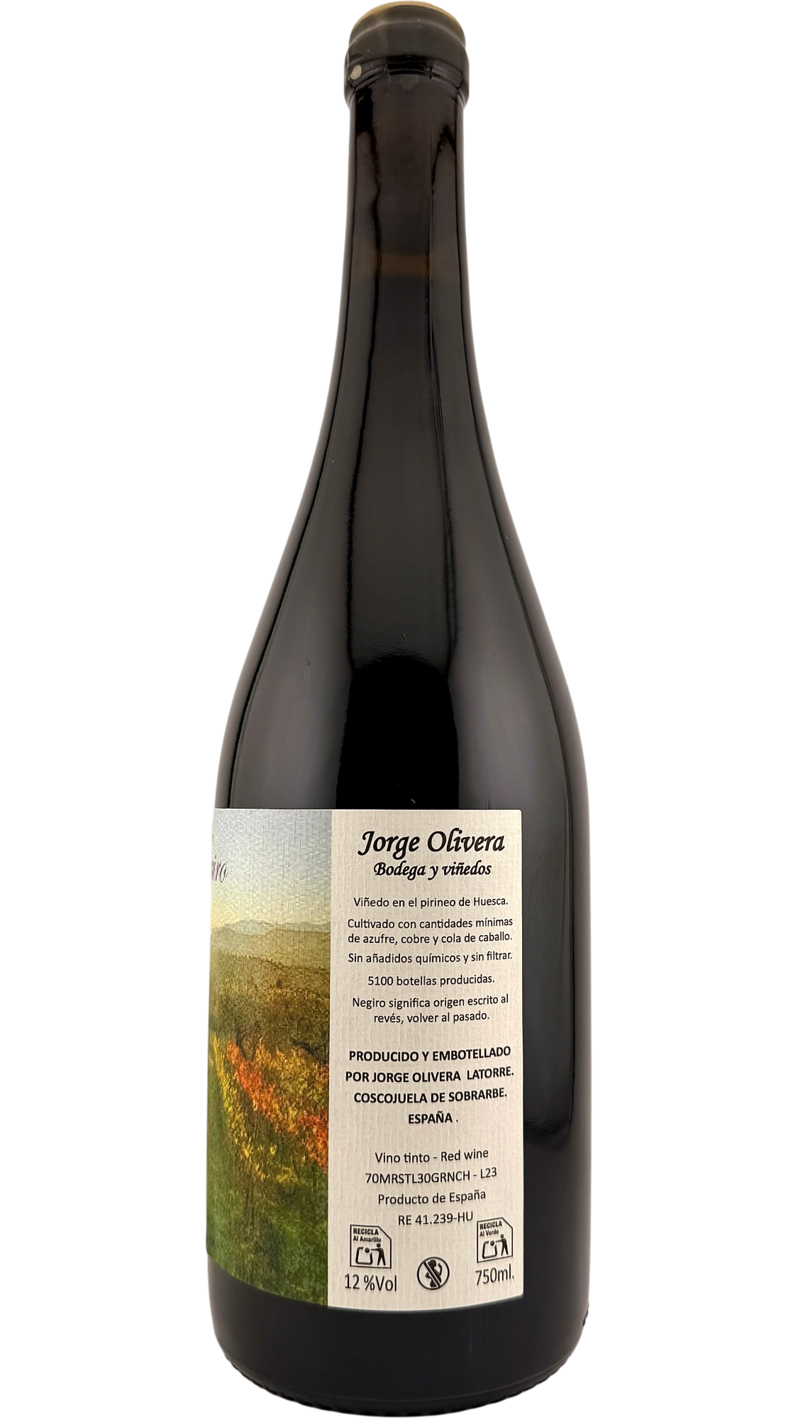 Vino de España "Negiro"