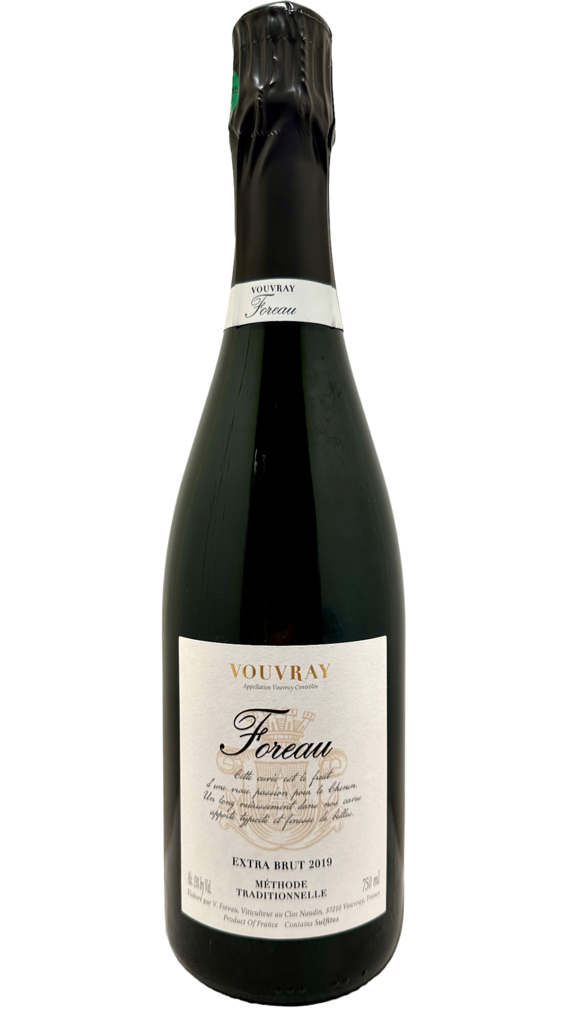 Vouvray extra Brut  2019 Clos Naudin Domaine Foreau